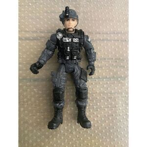 Sentinel 1 True Heroes Action Figure Grey & Black